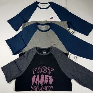 BILLABONG WHOLESALE Baseball Shirt LOT - size L